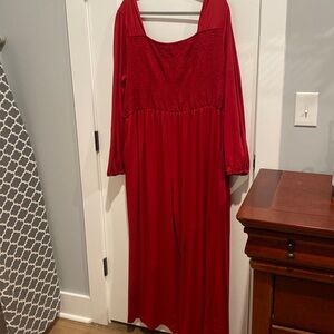 Women’s Red Jumpsuit